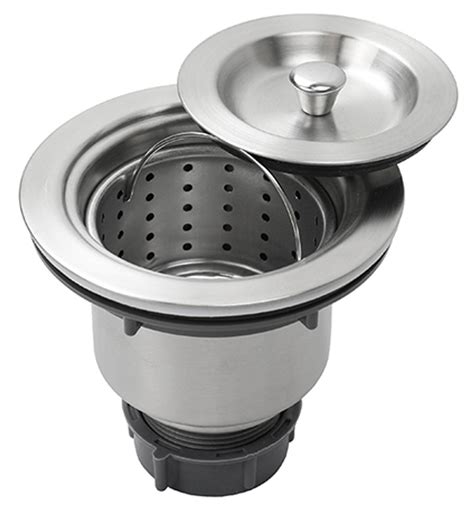 basket strainer for kitchen sink|Sink Strainers